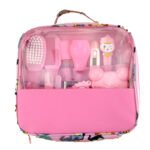 Roadfisher Newborn Baby Care Kits Nose Cleaner Feeder Earpick Tools Grooming Bag Set Nail Clipper Tooth Hair Brush Comb Scissor - Image 4