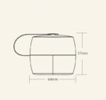 PP Material Plastic Portable Pacifier Box - Image 3