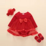 Female Baby Long Sleeve Baby Dress, No Down Fleece, Spring Children's Dress, New Autumn Children's Dress, Princess Dress, Pure Cotton - Image 2
