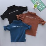 Children's Half Turtleneck Long Sleeve Bottoming Shirt - Image 2