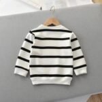 Fashion Children's Striped Pullover Long-sleeved T-shirt - Image 5