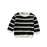 Fashion Children's Striped Pullover Long-sleeved T-shirt - Image 3