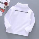 Children's Half Turtleneck Long Sleeve Bottoming Shirt - Image 6