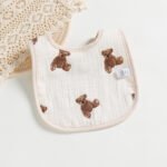 Cotton Gauze U-shaped Bib Baby Saliva Towel - Image 2