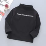 Children's Half Turtleneck Long Sleeve Bottoming Shirt - Image 7