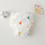 Gauze Cotton Baby's Ring Urine Training Pants Pure Diaper Pants - Image 4