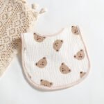 Cotton Gauze U-shaped Bib Baby Saliva Towel - Image 4
