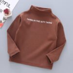 Children's Half Turtleneck Long Sleeve Bottoming Shirt - Image 3