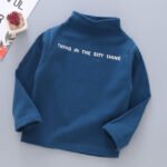 Children's Half Turtleneck Long Sleeve Bottoming Shirt - Image 5
