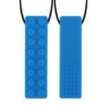 Building Blocks Teether Chewing Pendant Rainbow Teether Baby Teether Stick Self-closing - Image 9