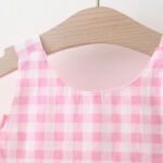 Baby Girl Plaid Skirt Fashion with Hat - Image 5