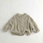 Children's Sweater Western Fried Dough Twists Coarse Knit - Image 3
